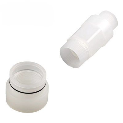 ชิ้นส่วนที่หมุน CNC ความแม่นยําจากพลาสติก PP 0.02mm 0.010-0.002mm ความอดทน